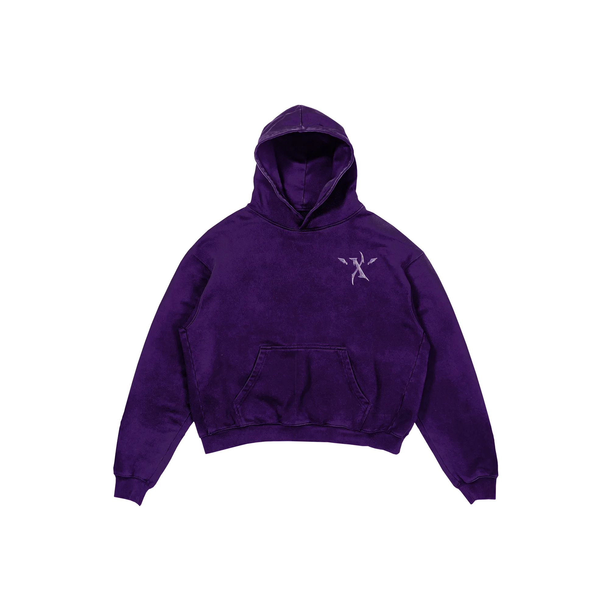 Hoodie X-Rose Metalic Rose Purpule - Image 2